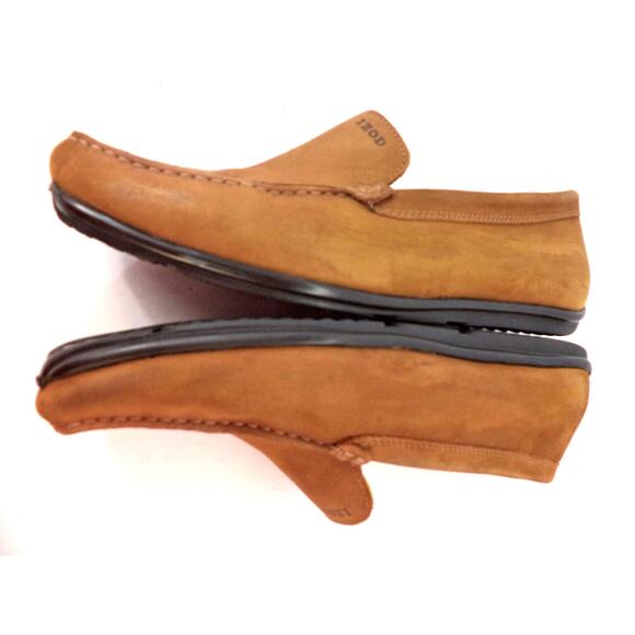 IZOD Apex Mens 11M Brown Leather Loafer Shoe Amazonas Rubber Sole BRAZIL - Picture 5 of 7